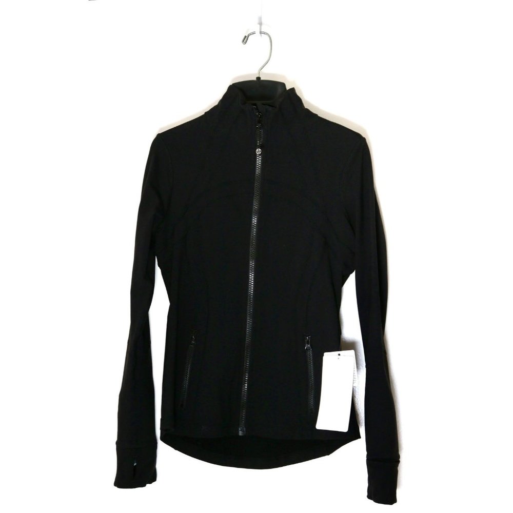 NWT Lululemon 8 Define Brushed Luon Jacket Black New W4611S with Tags